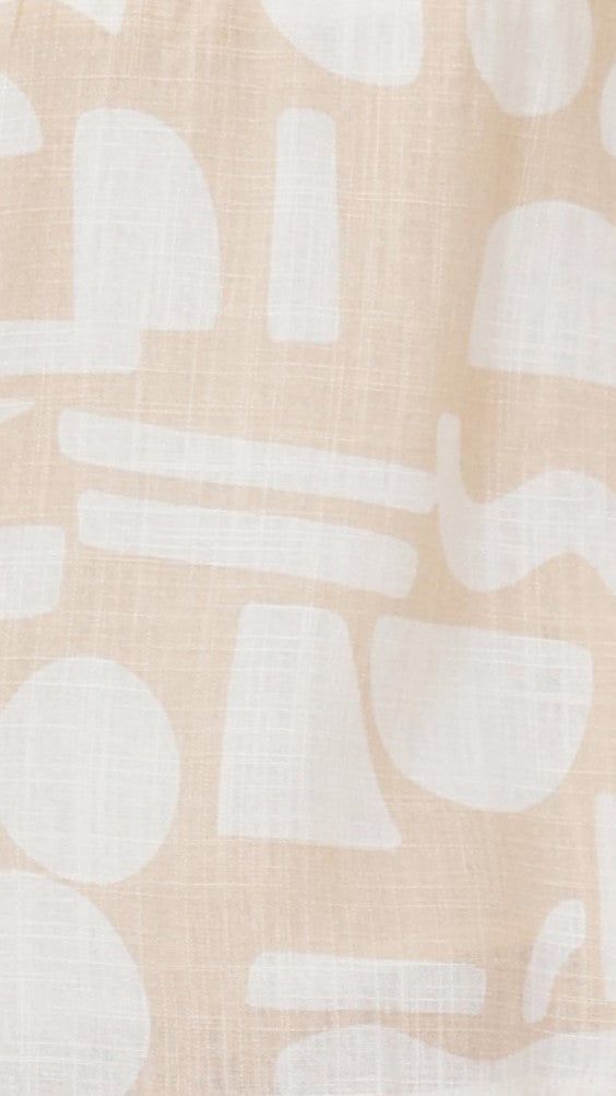 Madi Mini Dress - Beige Coco Print sold by Billy J product image thumbnail 4