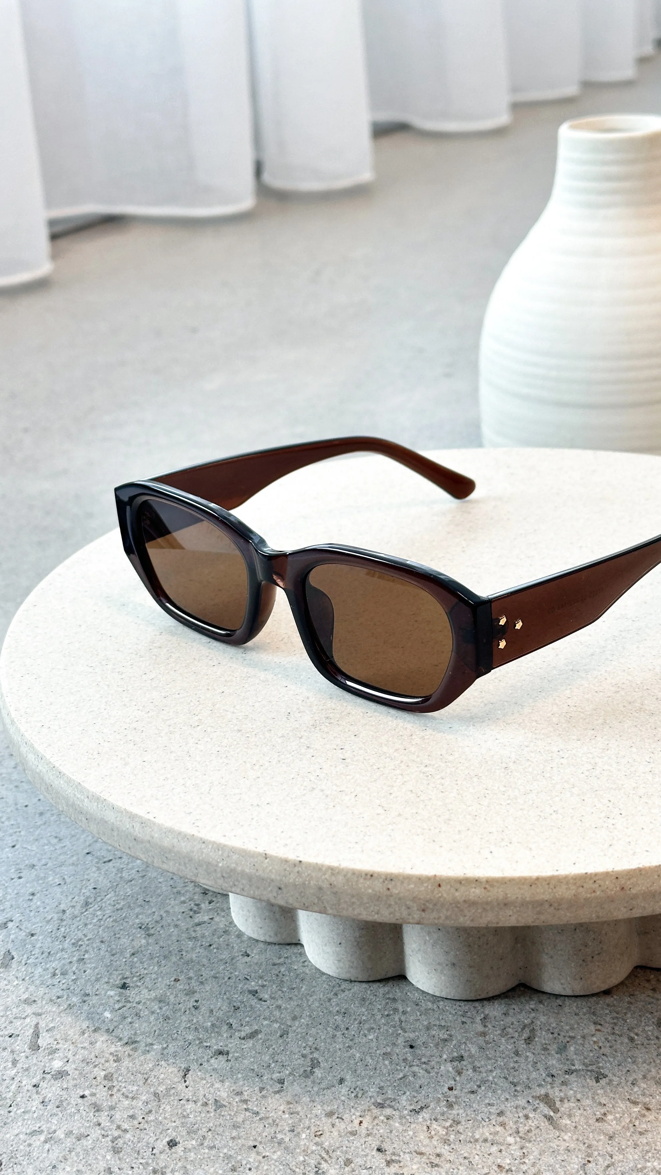 Blakely Sunglasses - Brown sold by Billy J