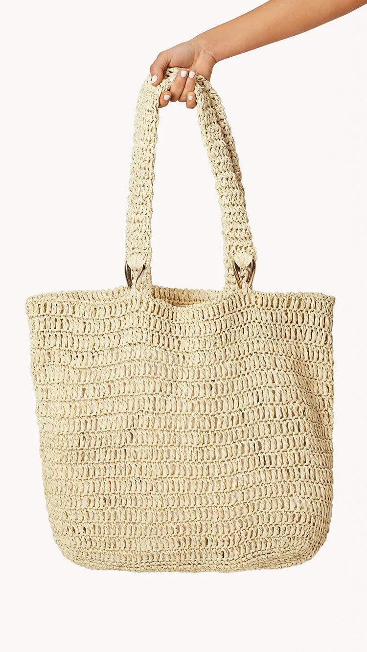 Ocean Tote Bag - Natural Raffia sold by Billy J product image thumbnail 4