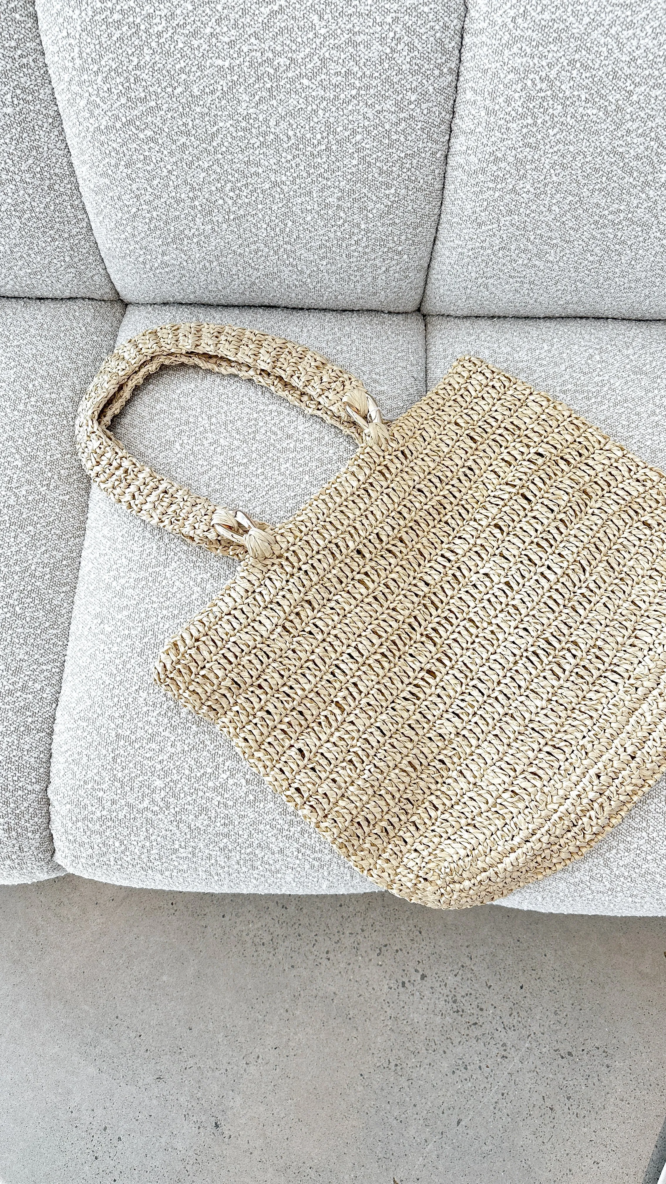 Ocean Tote Bag - Natural Raffia sold by Billy J product image thumbnail 3