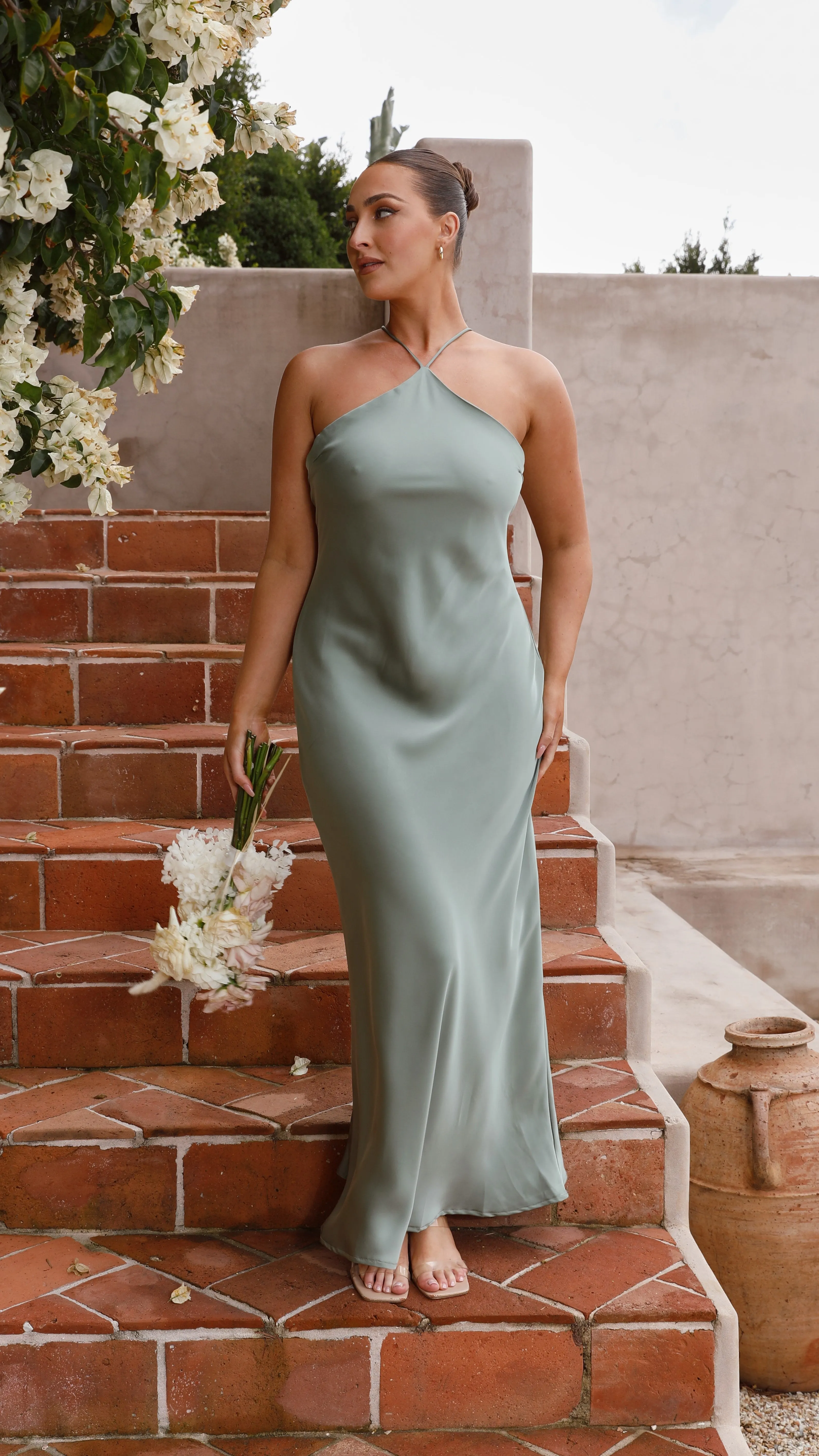 Chiara Maxi Dress - Green sold by Billy J product image thumbnail 2