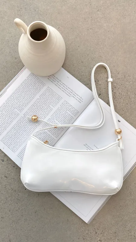Rosabelle Shoulder Bag - White Shine sold by Billy J
