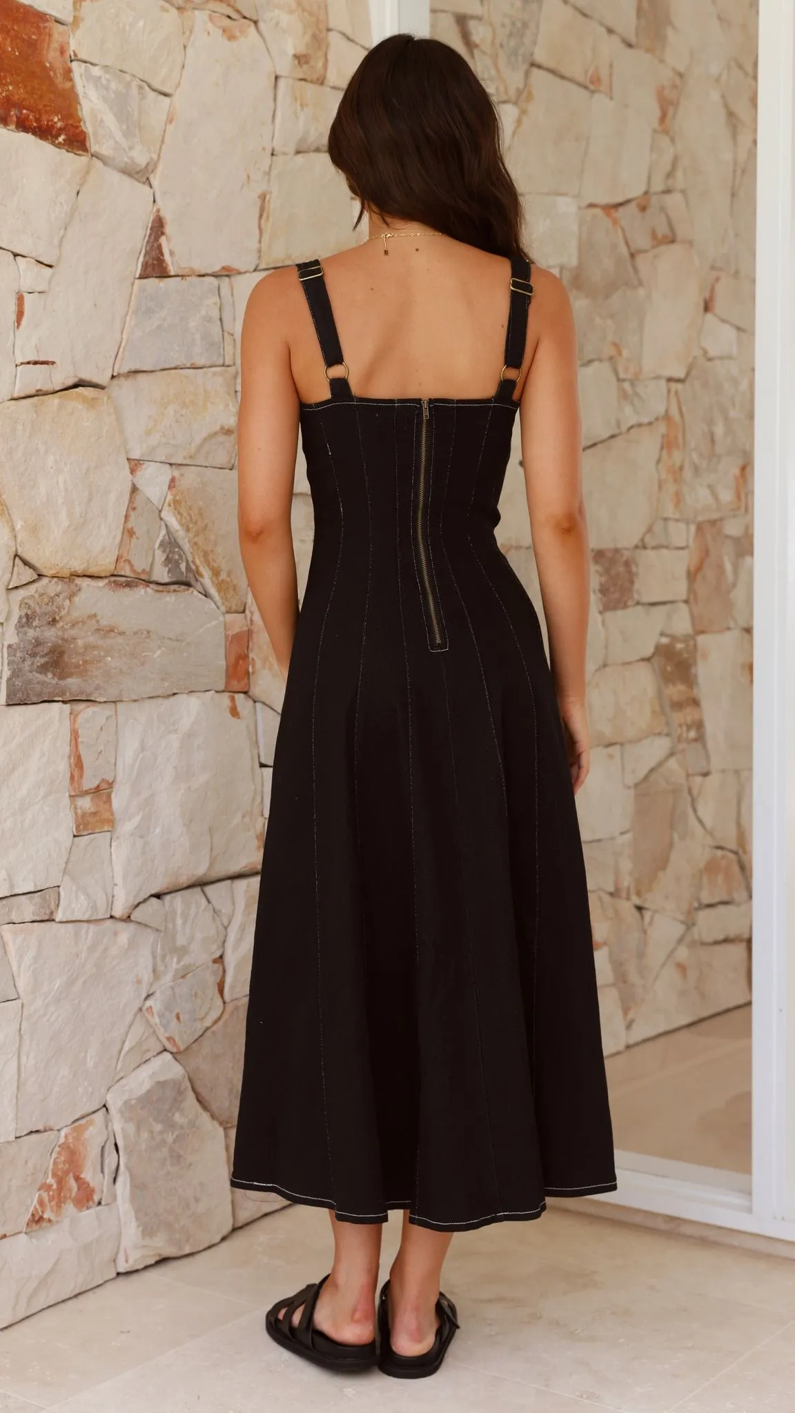 Blake Maxi Dress - Black sold by Billy J product image thumbnail 2
