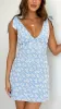 Delilah Mini Dress - Blue/ White Floral sold by Billy J