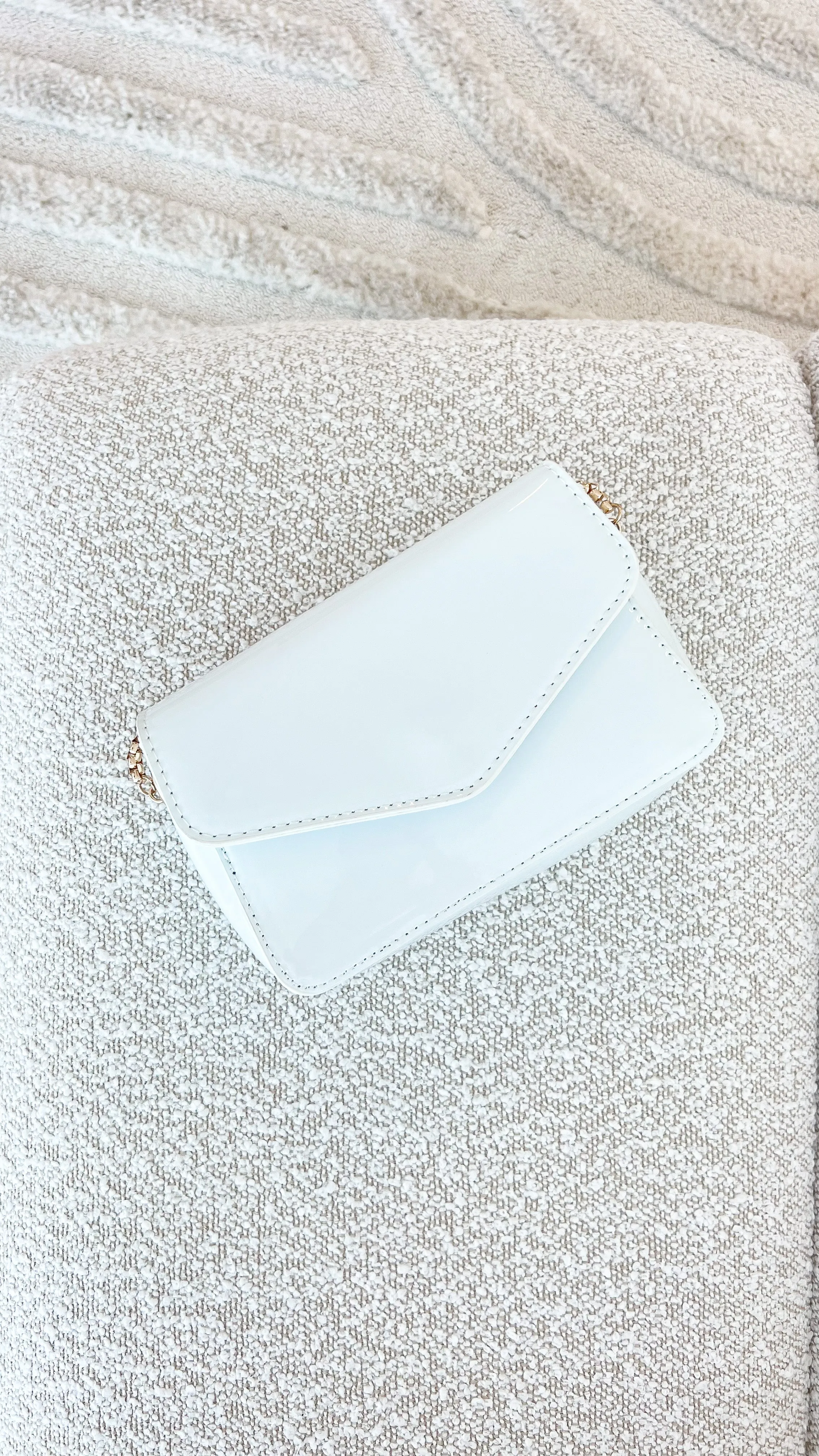 Rosie Cross Body Bag - White Patent sold by Billy J product image thumbnail 3