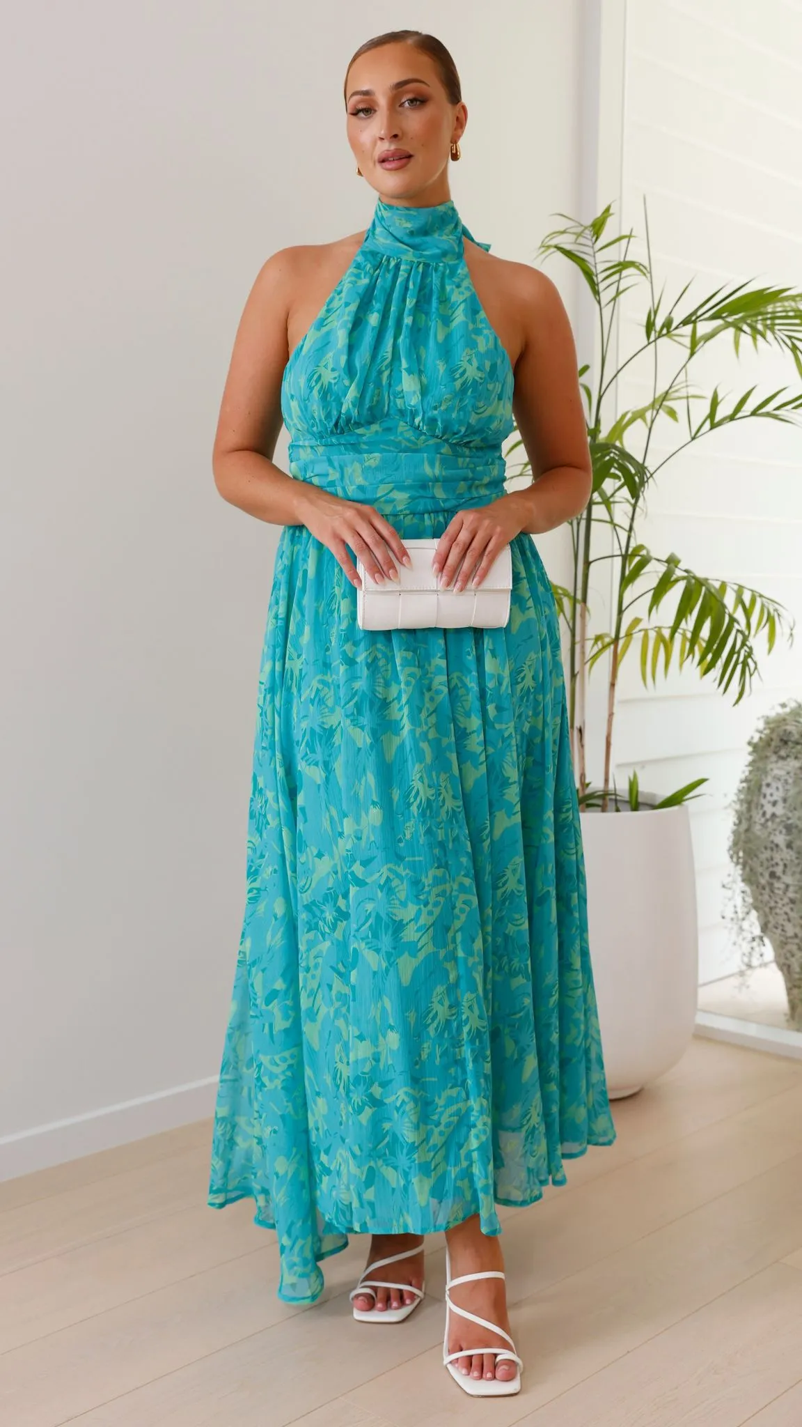 Zahava Maxi Dress - Green Floral sold by Billy J product image thumbnail 2