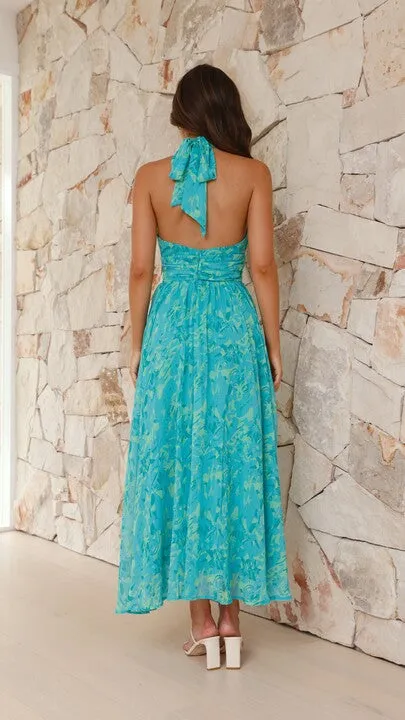 Zahava Maxi Dress - Green Floral sold by Billy J product image thumbnail 4