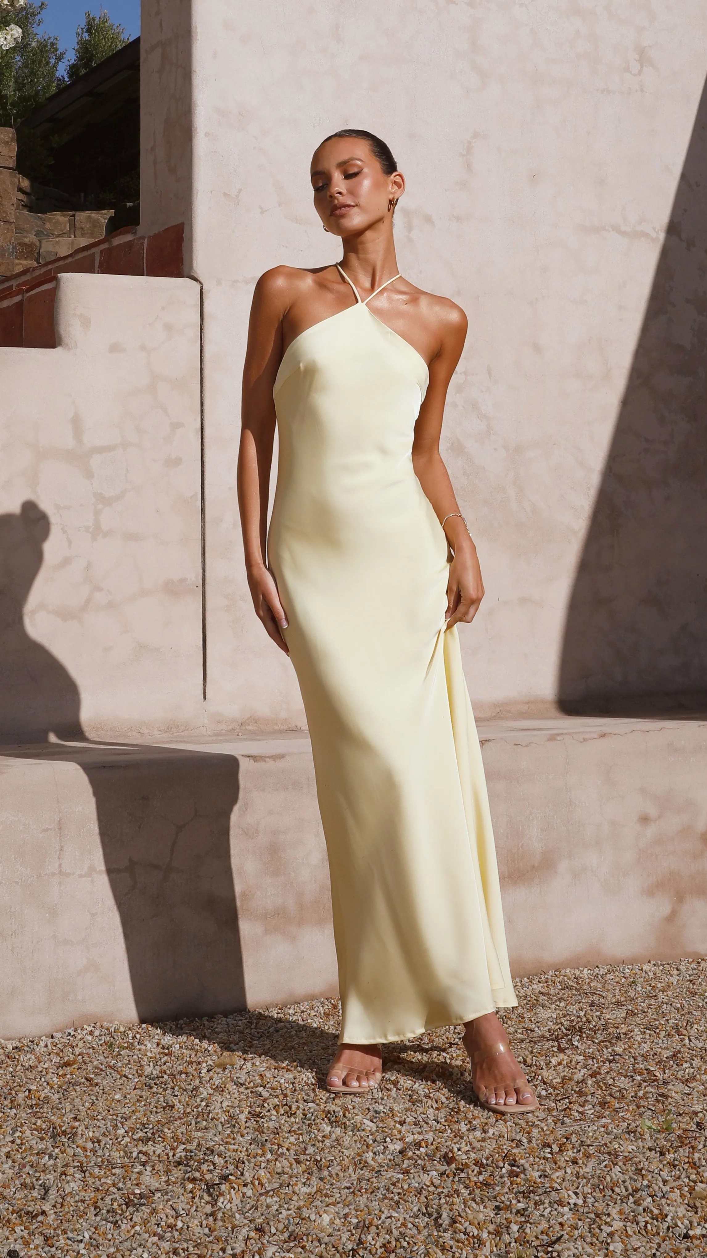 Chiara Maxi Dress - Yellow sold by Billy J product image thumbnail 5