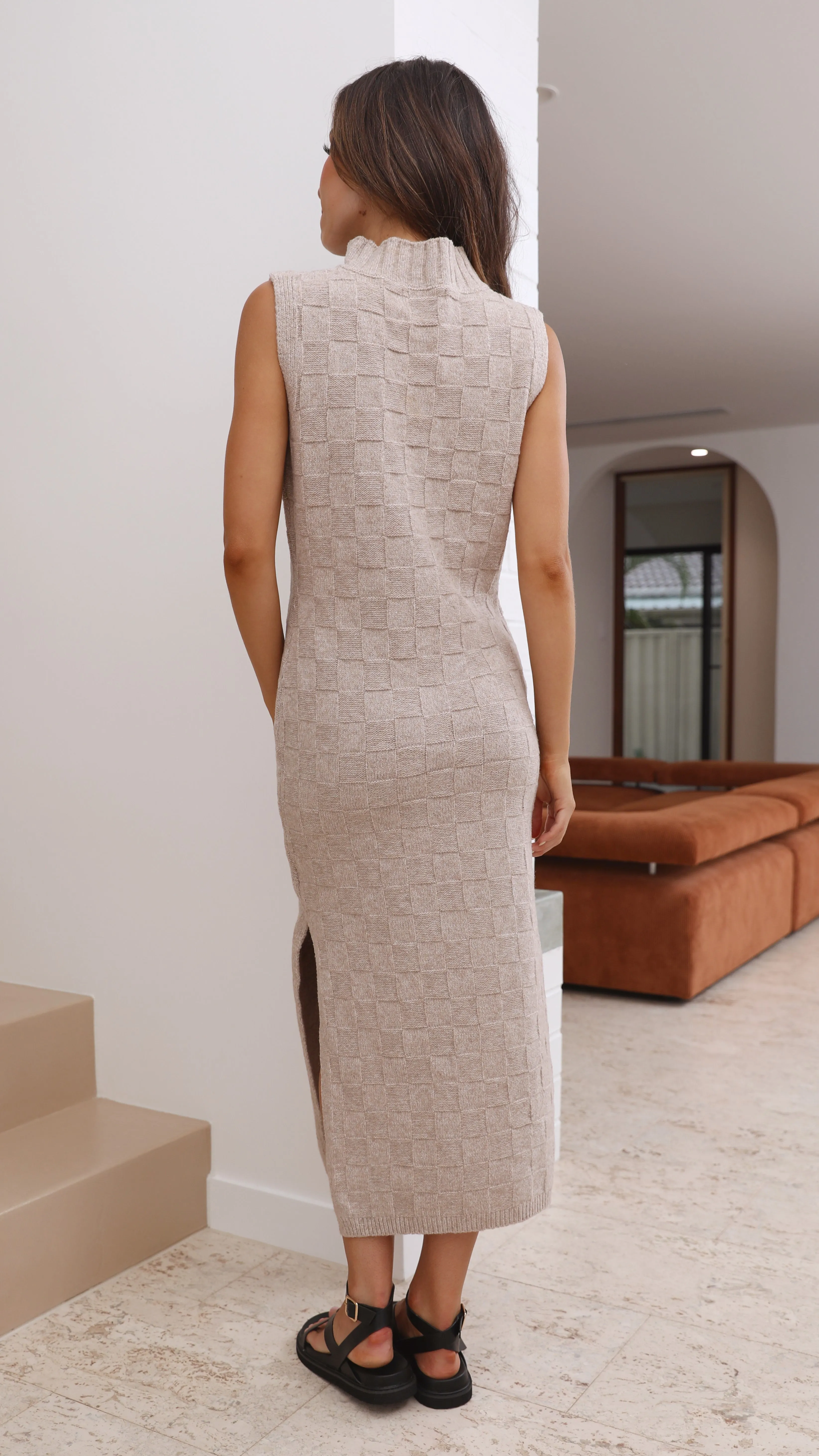 Eleanor Knit Dress - Natural sold by Billy J product image thumbnail 2