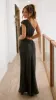 Emily One Shoulder Maxi Dress - Black sold by Billy J