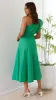 Stassie Midi Dress - Green sold by Billy J