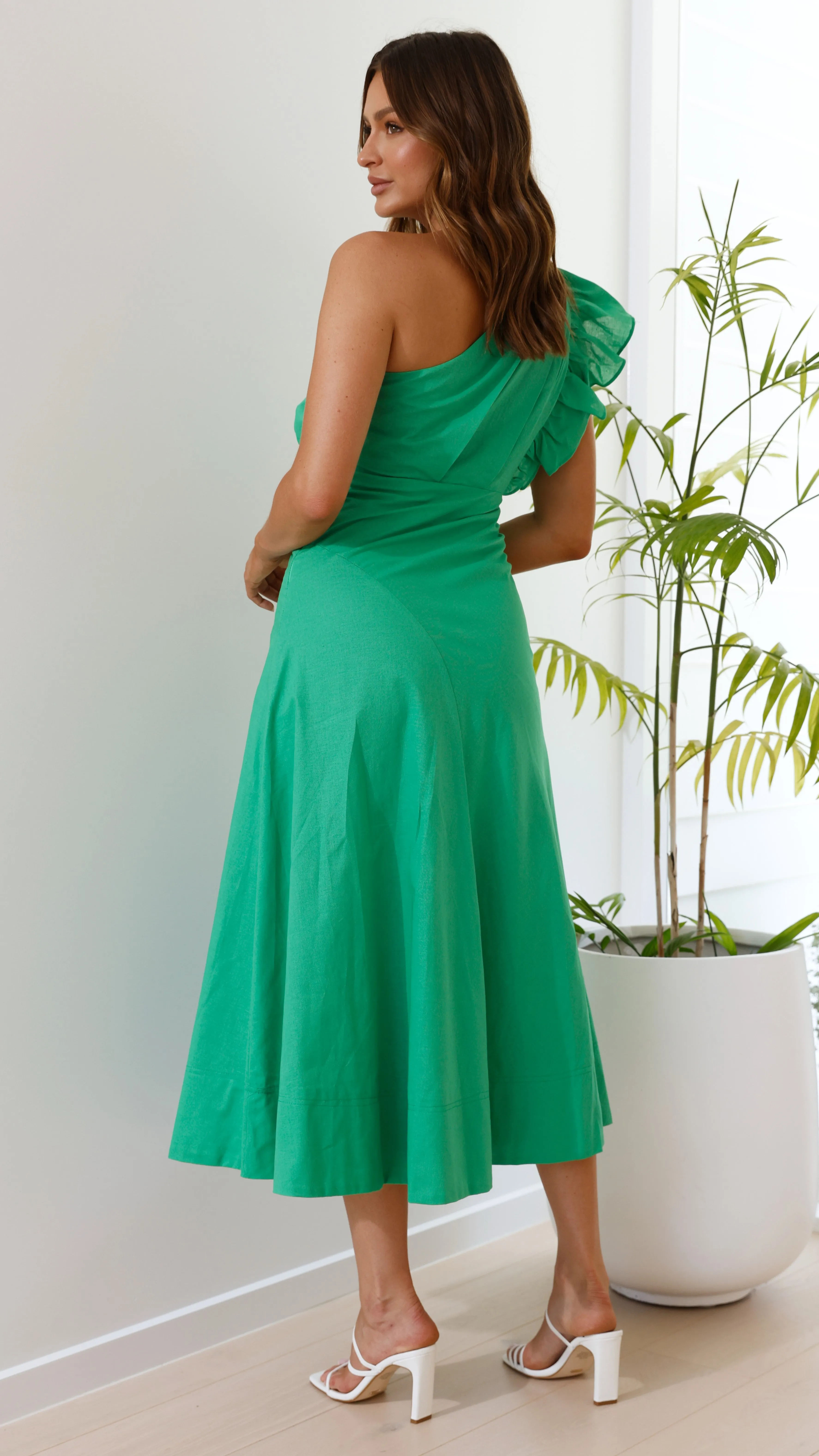 Stassie Midi Dress - Green sold by Billy J product image thumbnail 2