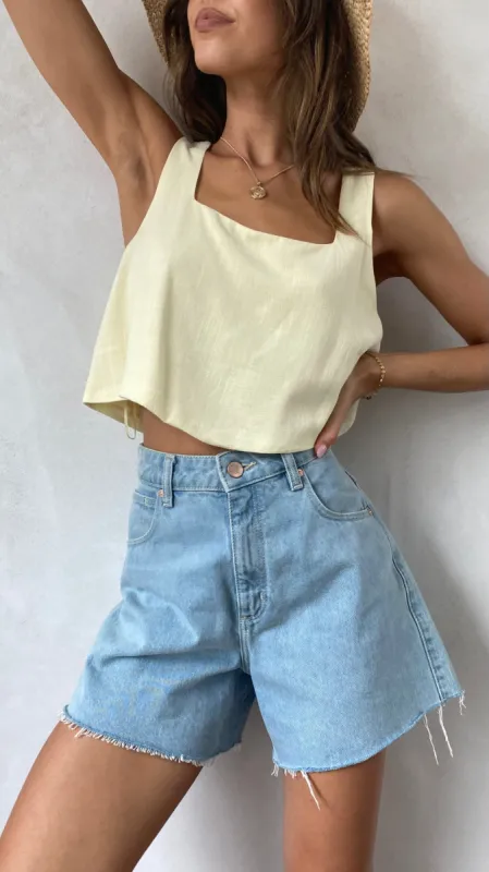 Orabella Crop Top - Yellow sold by Billy J