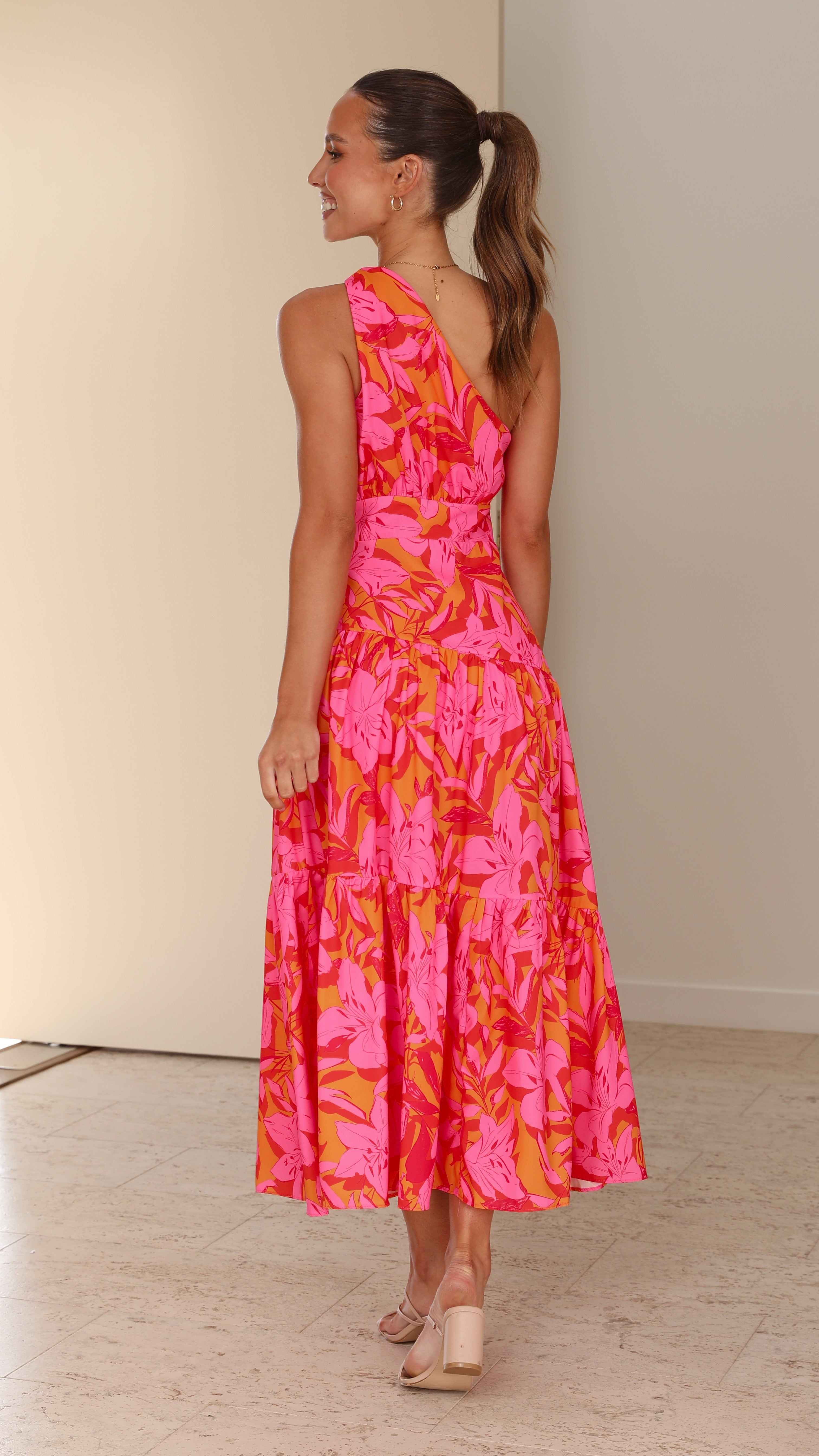 Jayma Maxi Dress - Pink/Orange sold by Billy J product image thumbnail 2