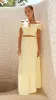 Vanida Maxi Skirt - Yellow sold by Billy J