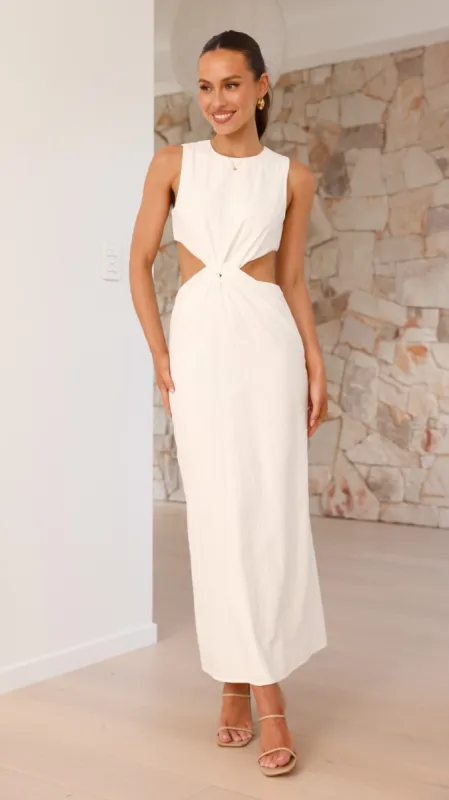 Damiana Maxi Dress - White sold by Billy J