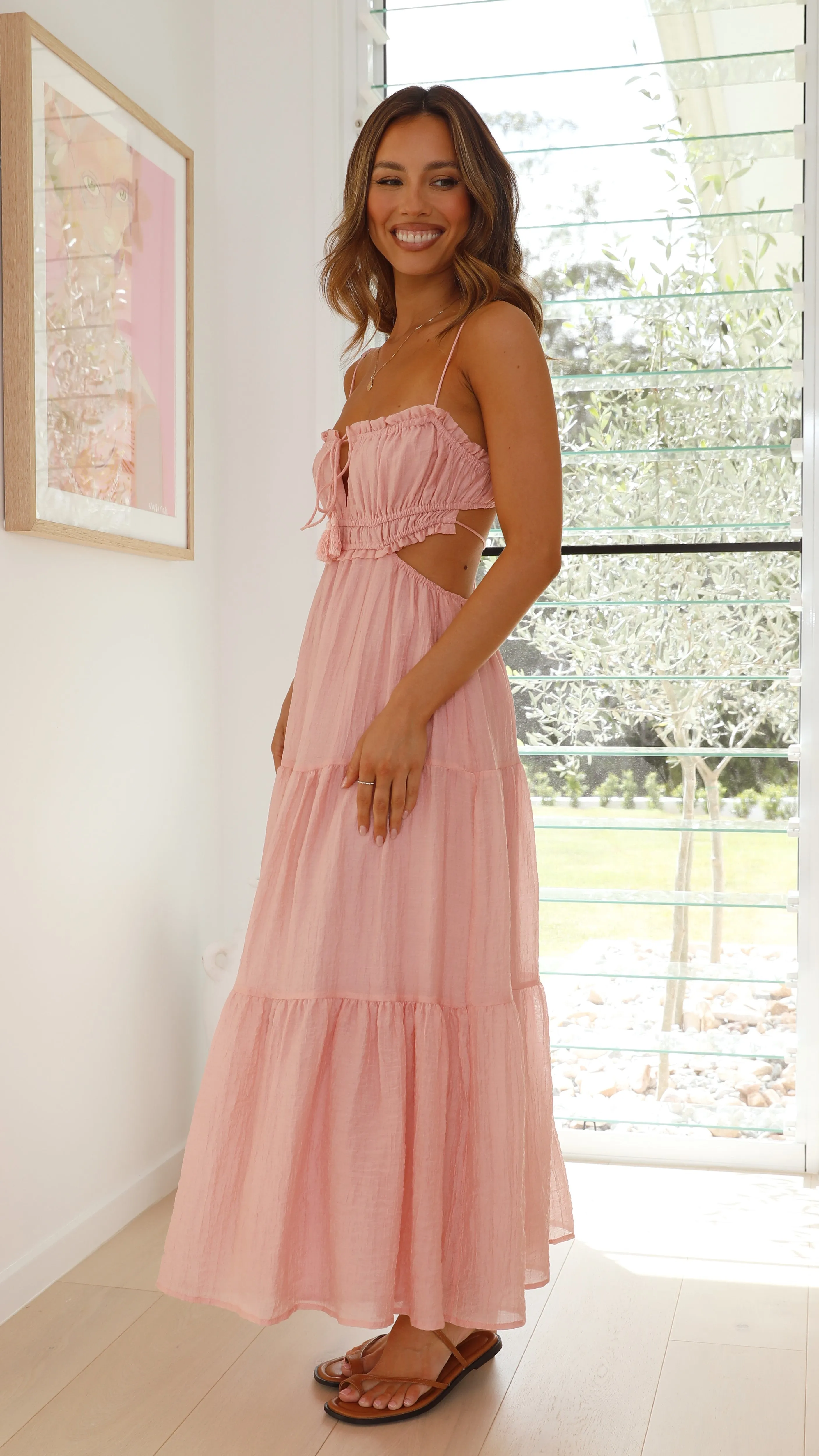 Vella Midi Dress - Blush sold by Billy J product image thumbnail 3