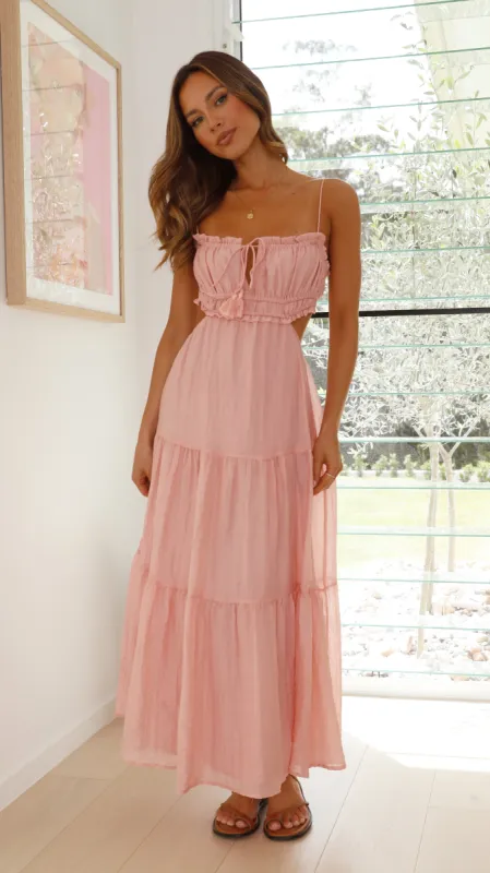 Vella Midi Dress - Blush sold by Billy J