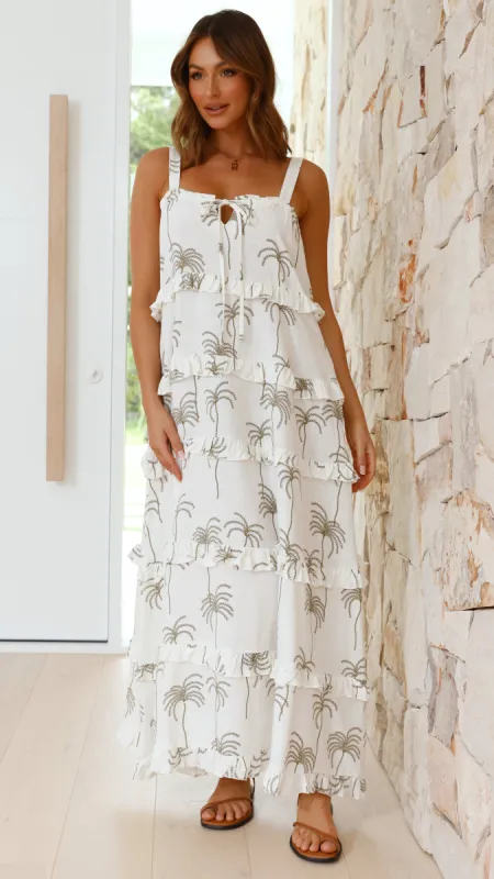 Zaide Maxi Dress - Bangalow Print sold by Billy J