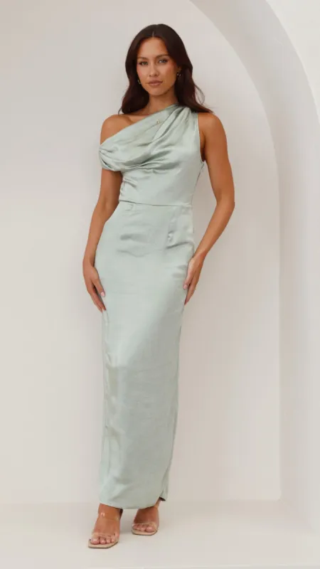 Harlowe Maxi Dress - Sage sold by Billy J