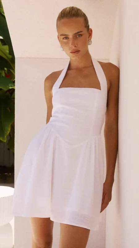 Solara Mini Dress - White sold by Billy J