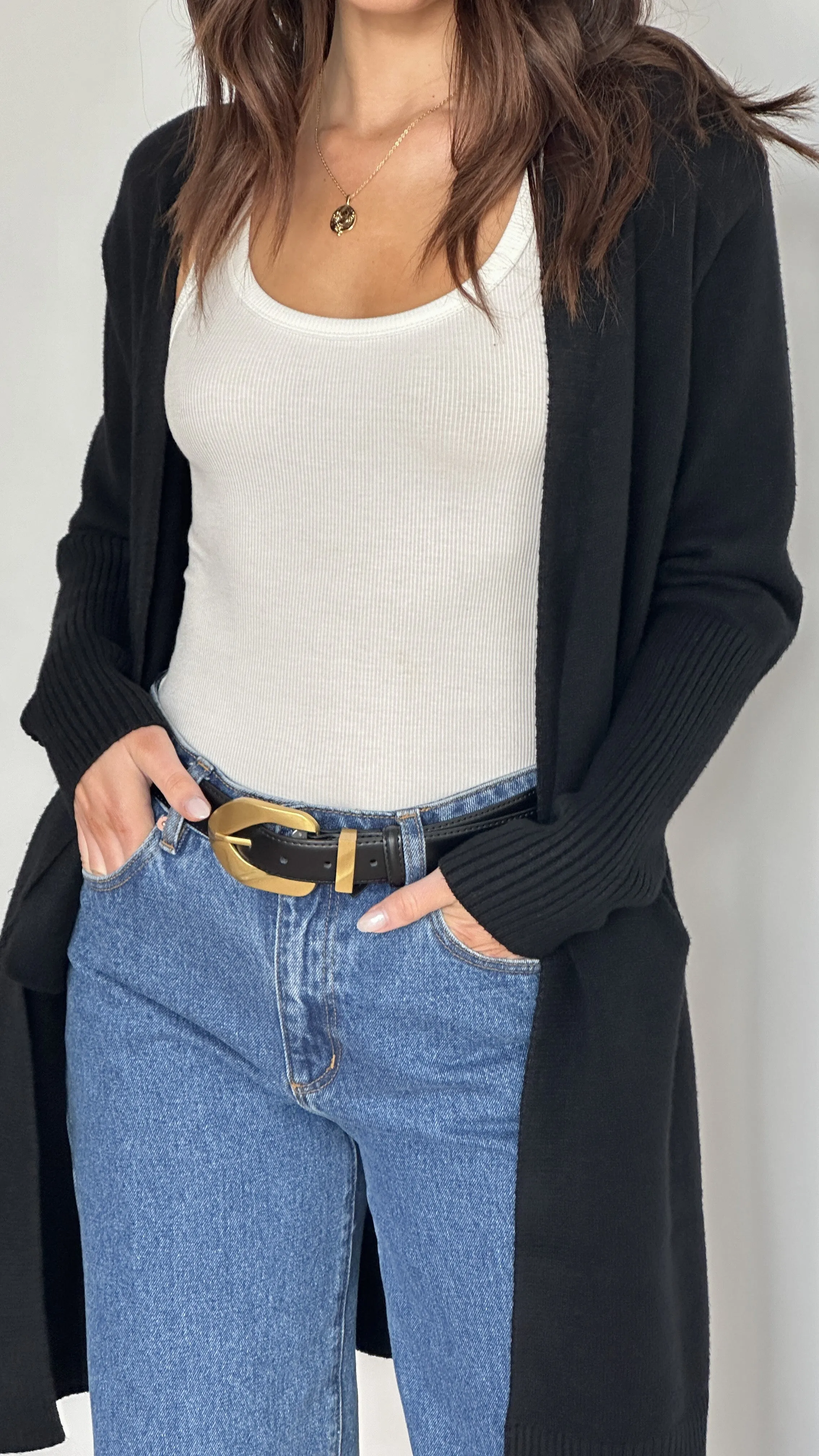 Izzy Cardigan - Black sold by Billy J product image thumbnail 3