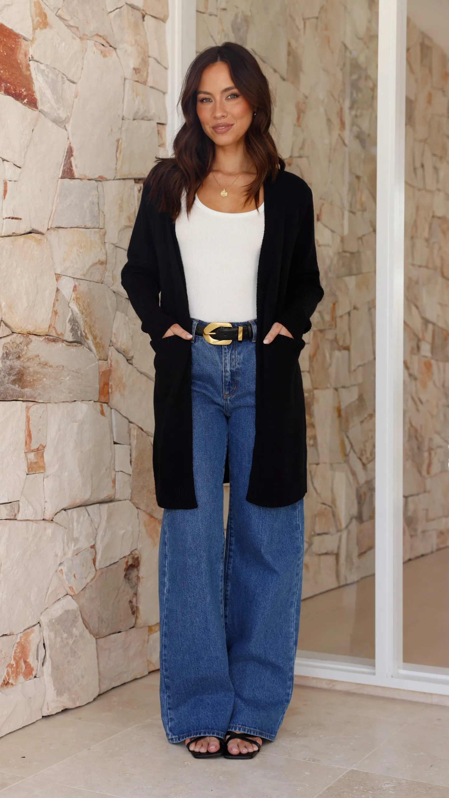 Izzy Cardigan - Black sold by Billy J product image thumbnail 5