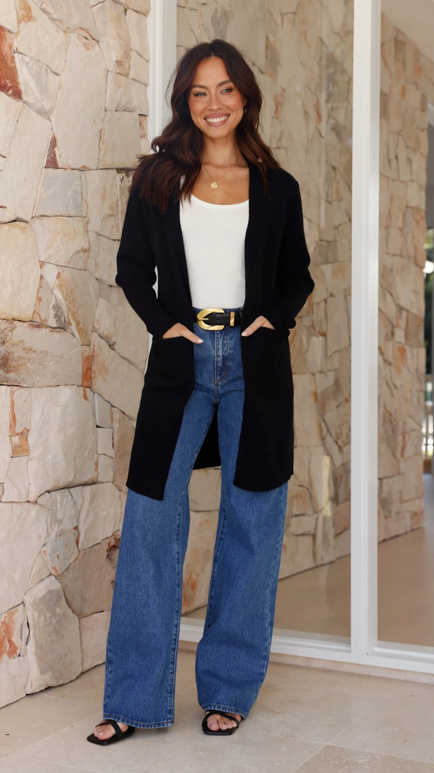 Izzy Cardigan - Black sold by Billy J product image thumbnail 4