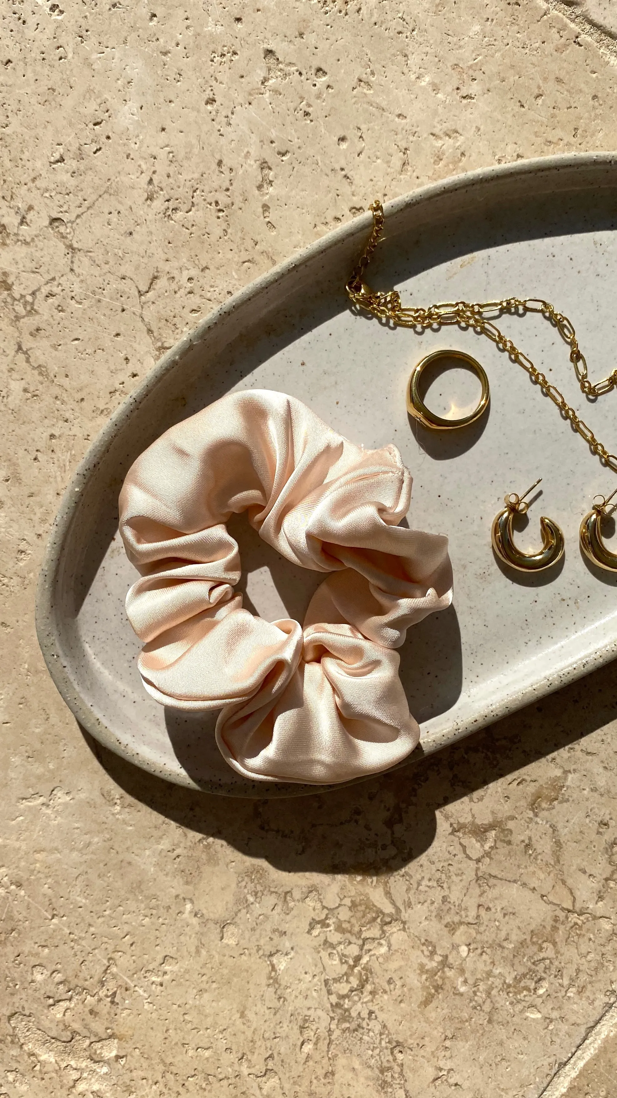 Harper Eye Mask & Scrunchie - Champagne sold by Billy J product image thumbnail 4