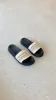 Zaida Slide - Bone Raffia sold by Billy J