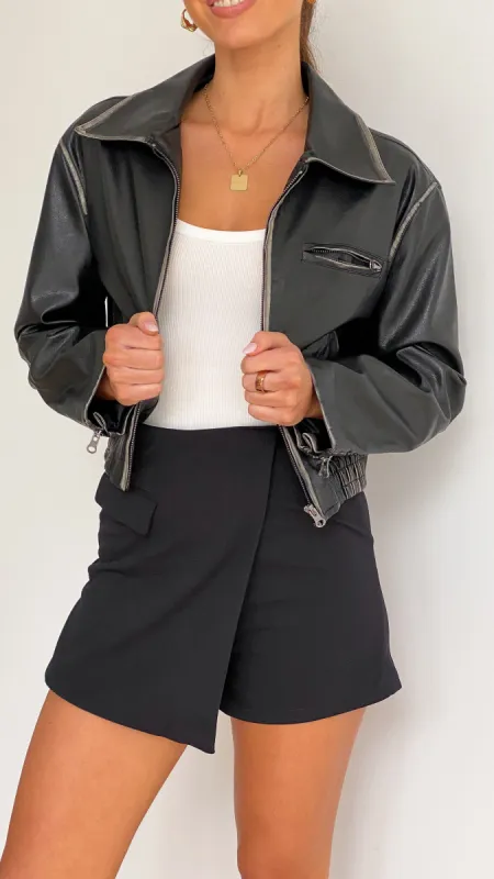Delfina Mini Skort - Black sold by Billy J