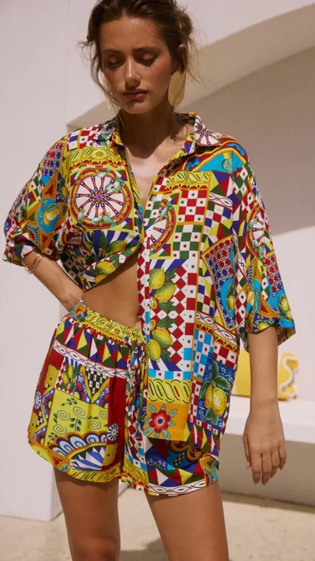 Venus Shirt - Phaedra Print sold by Billy J