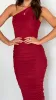 Natalia Midi Dress - Wine sold by Billy J