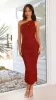 Natalia Midi Dress - Wine sold by Billy J