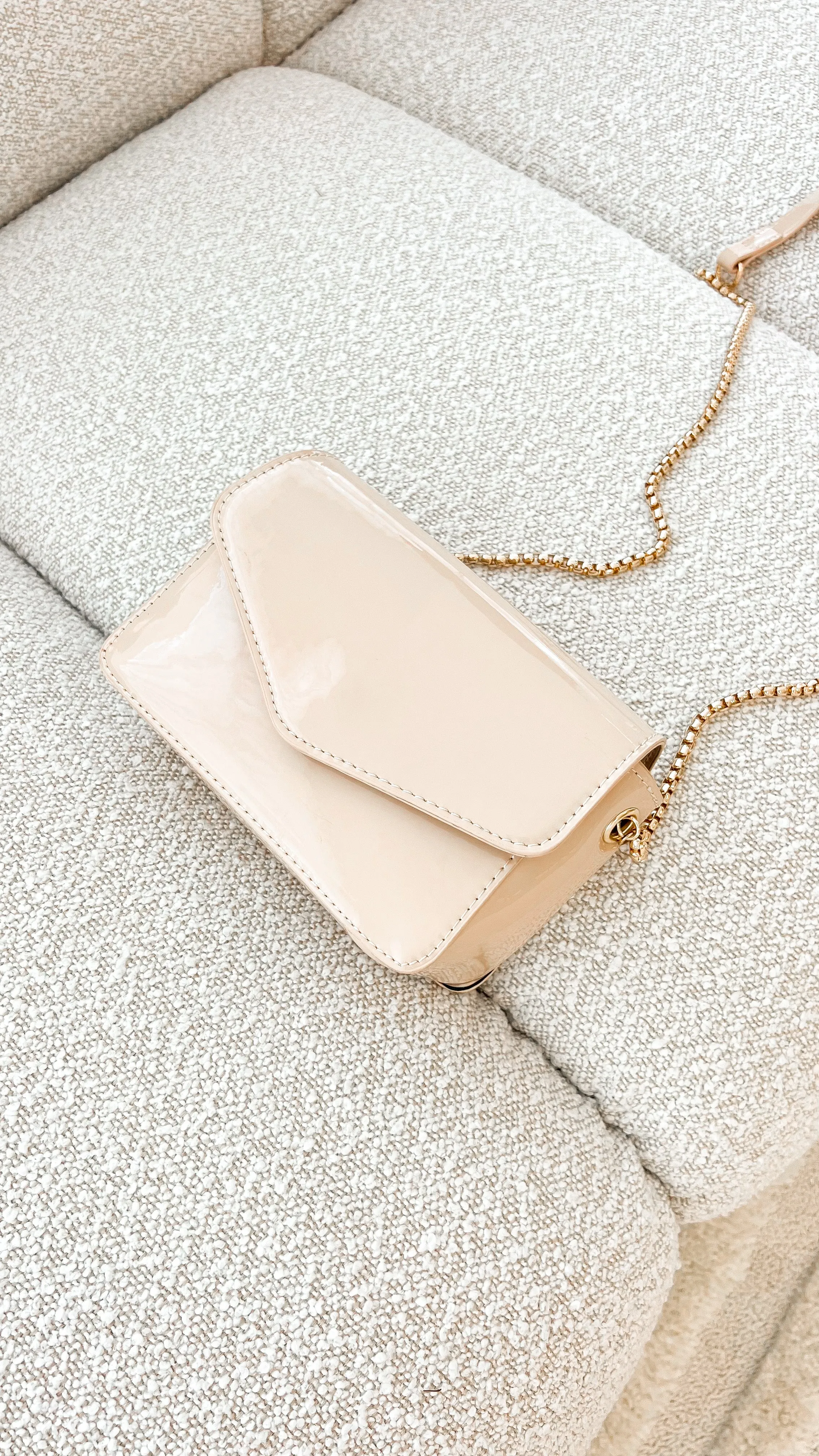 Rosie Cross Body Bag - Nude Patent sold by Billy J product image thumbnail 3