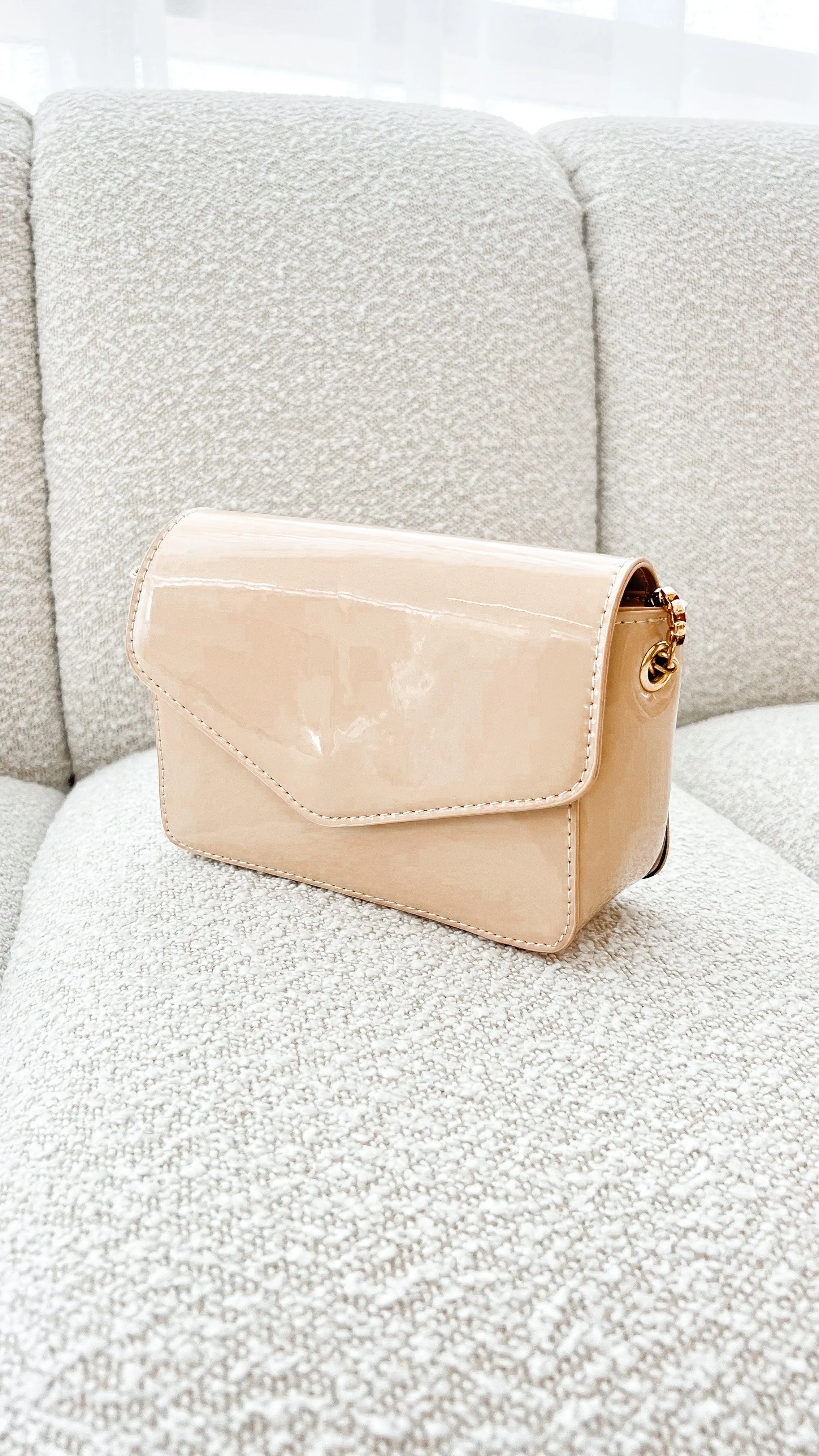 Rosie Cross Body Bag - Nude Patent sold by Billy J product image thumbnail 2