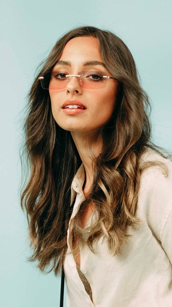 Daphne Retro Sunglasses - Pink sold by Billy J product image thumbnail 2