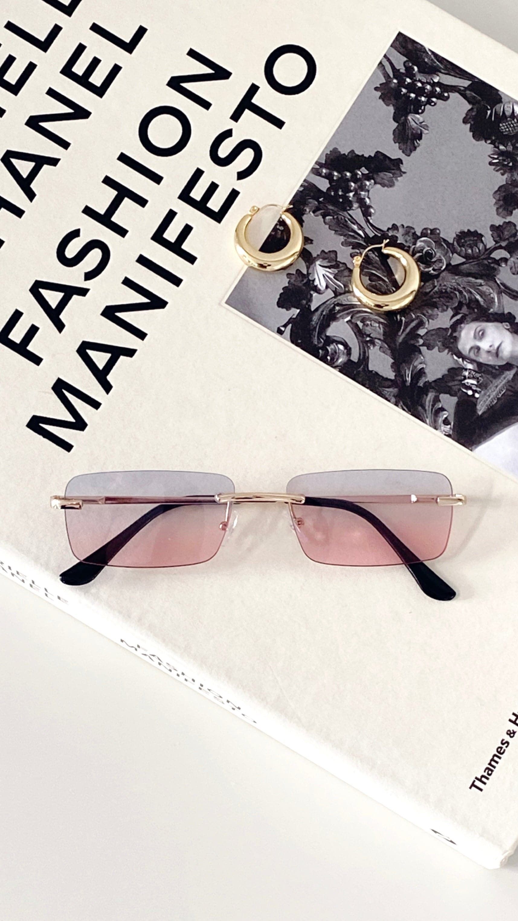 Daphne Retro Sunglasses - Pink sold by Billy J product image thumbnail 4