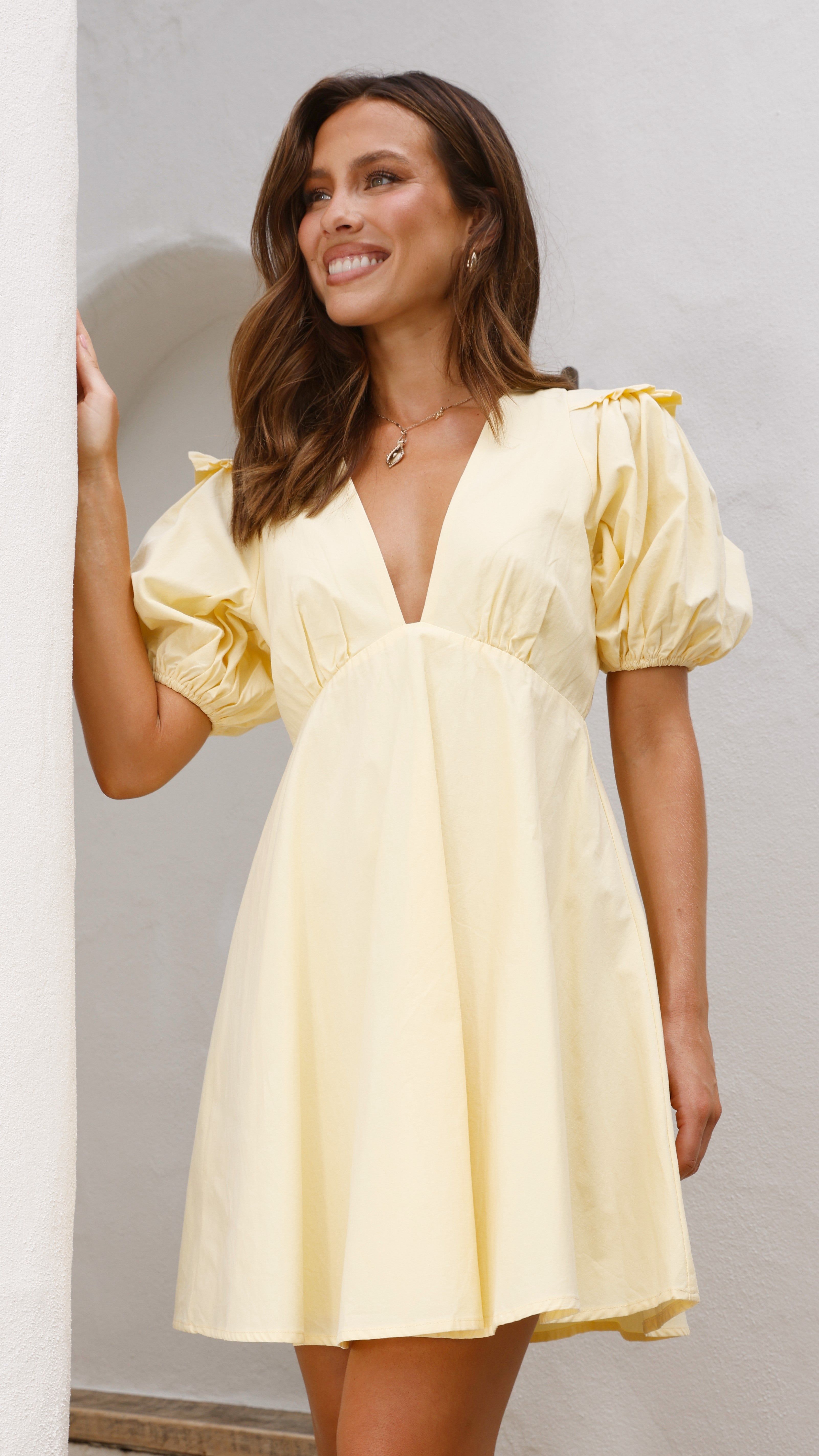 Celine Mini Dress - Yellow sold by Billy J product image thumbnail 5