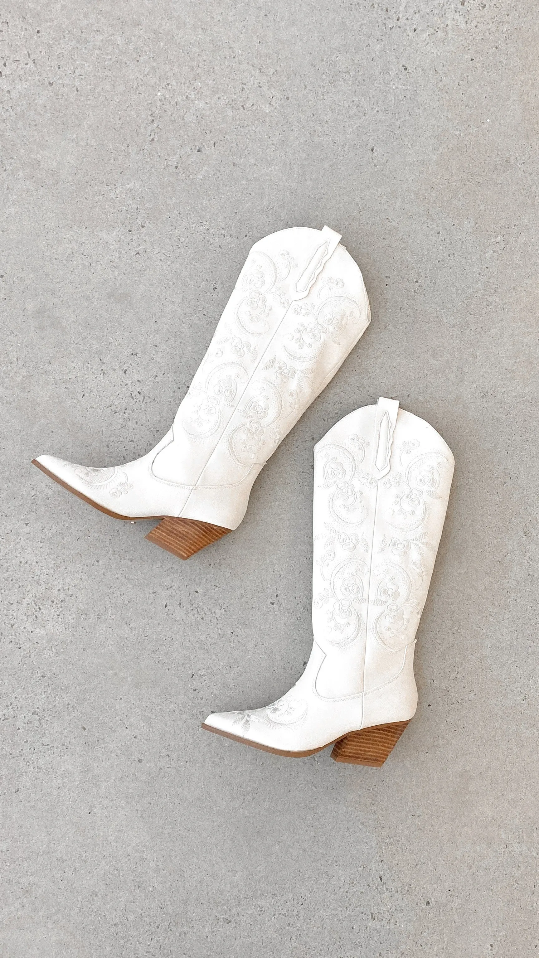 Zakai Boots - Ivory sold by Billy J