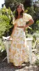 Calla Top and Maxi Skirt Set - Yellow/White Floral sold by Billy J