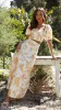 Calla Top and Maxi Skirt Set - Yellow/White Floral sold by Billy J