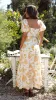 Calla Top and Maxi Skirt Set - Yellow/White Floral sold by Billy J