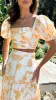 Calla Top and Maxi Skirt Set - Yellow/White Floral sold by Billy J