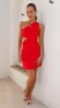 Cleo Mini Dress - Red sold by Billy J