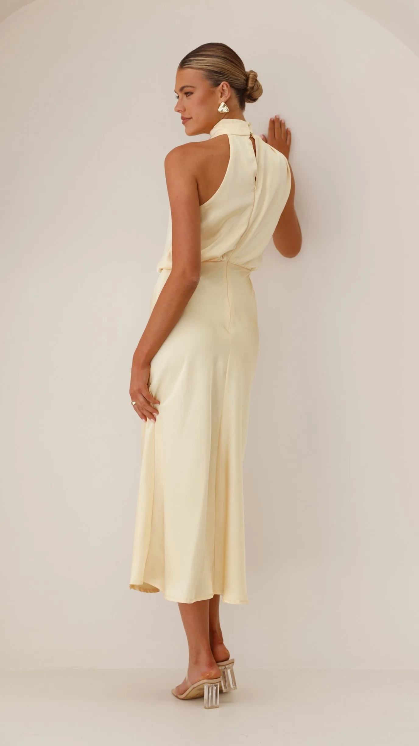 Esther Maxi Dress - Yellow sold by Billy J product image thumbnail 2