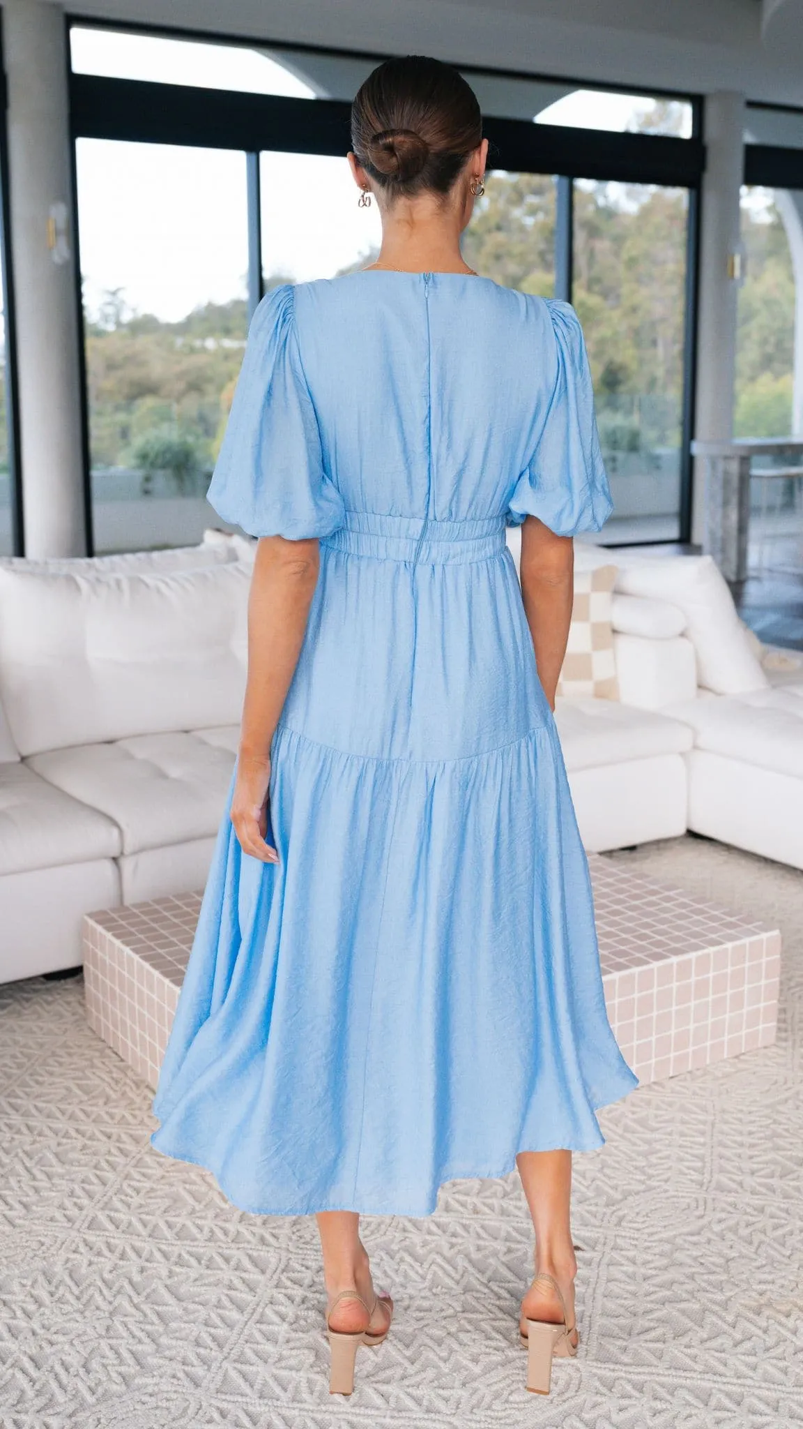 Erin Midi Dress - Blue sold by Billy J product image thumbnail 2