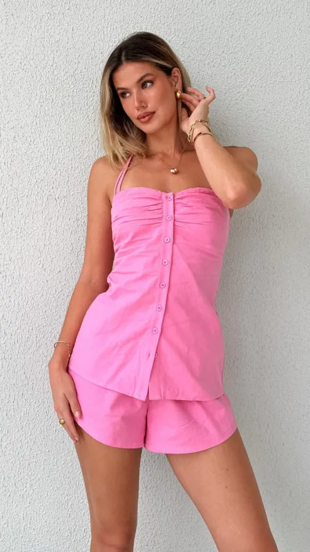 Elvie Top - Pink sold by Billy J
