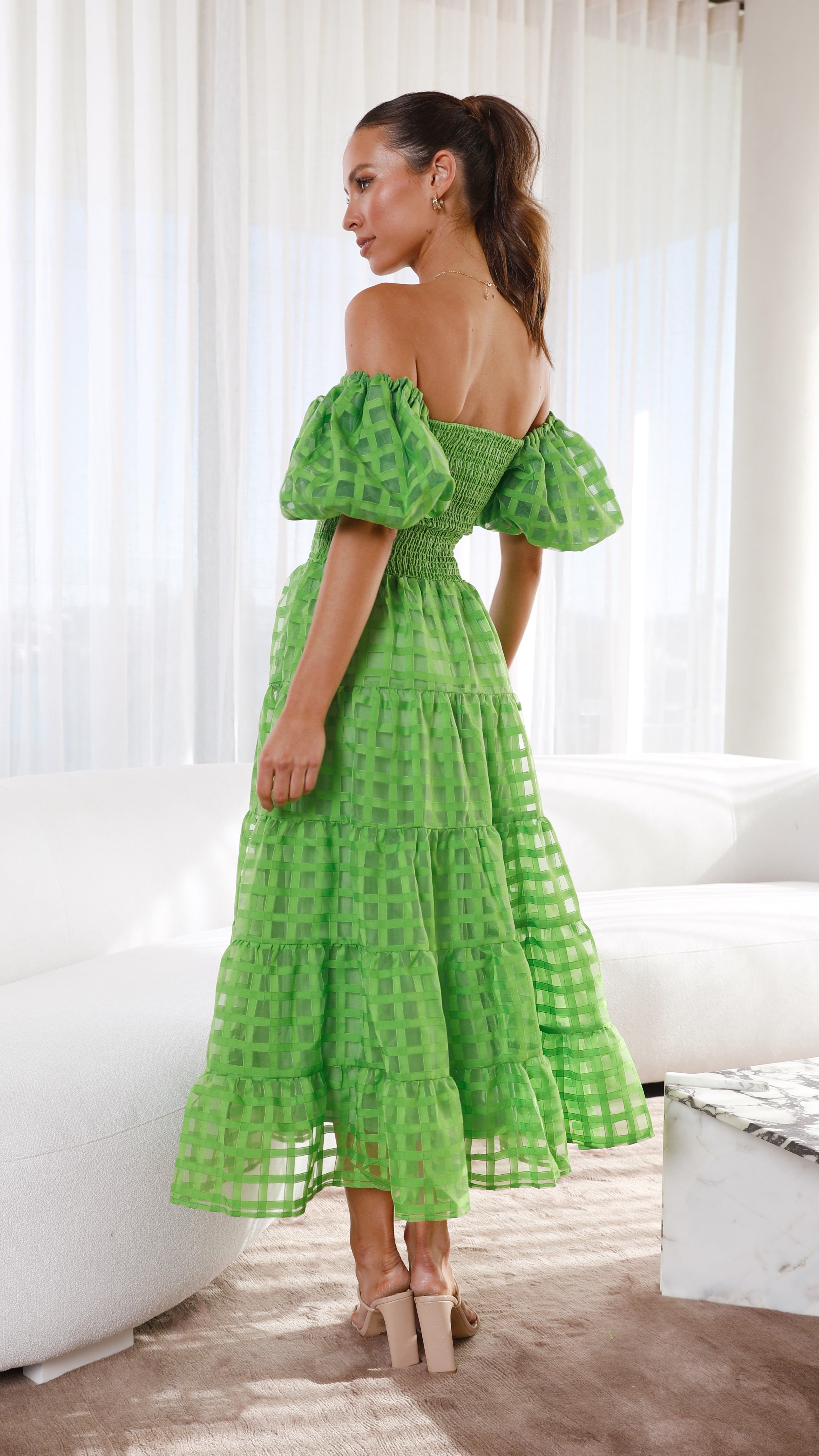 Deemi Maxi Dress - Green sold by Billy J product image thumbnail 2
