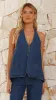 Hills Halter - Dark Denim sold by Billy J
